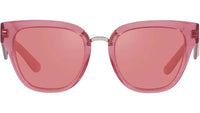 Thumbnail for Dolce & Gabbana DG4437 Sunglasses 3405A4 Fleur Pink
