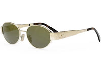 Thumbnail for CELINE Triomphe Metal 01 CL40235U 30N 54-18 Gold