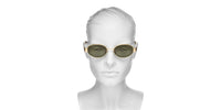 Thumbnail for CELINE Triomphe Metal 01 CL40235U 30N 54-18 Gold