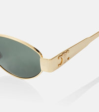Thumbnail for CELINE Triomphe Metal 01 CL40235U 30N 54-18 Gold