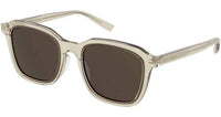 Thumbnail for Sunglasses Saint Laurent SL 457 - 004 Yellow / Brown