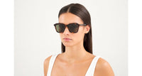 Thumbnail for Sunglasses Saint Laurent SL 457 - 004 Yellow / Brown