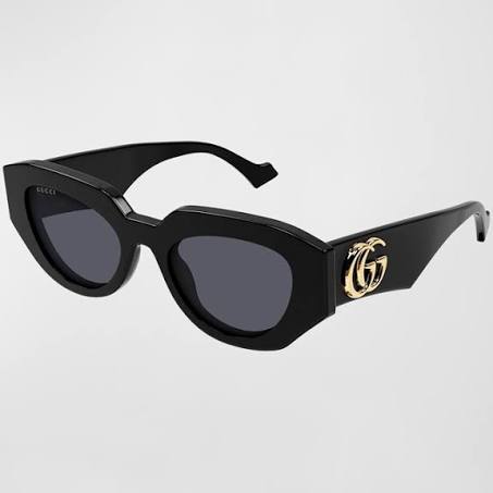 Geometric Acetate Butterfly Sunglasses