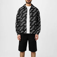 Thumbnail for Kenzo Logo Windbreaker - Black
