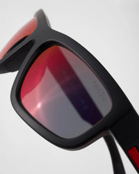 Thumbnail for Prada Linea Rossa Sunglasses, Men, Red Lenses