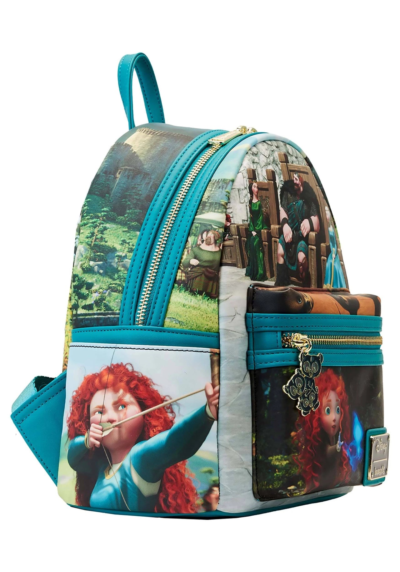 【Lounge Fly】Brave Princess Scenes Mini Backpack Loungefly Merida Princess Scene Mini Backpack - Brave