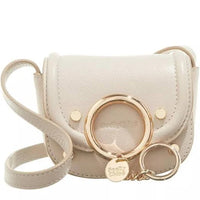 Thumbnail for Mara Crossbody - See by Chloé - Leather - Cement Beige