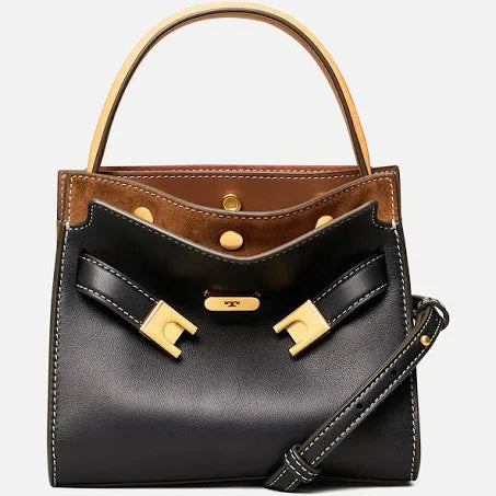 Tory Burch Petite Lee Radziwill Double Bag Black