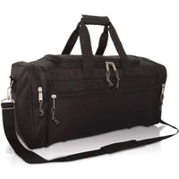 Thumbnail for Dalix 21\ Blank Sports Duffle Bag Gym Bag Travel Duffel Adjustable Strap in Black