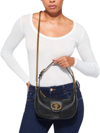 Thumbnail for Kurt Geiger Women's Shoulder Bag Hobo Black Leather Chelsea
