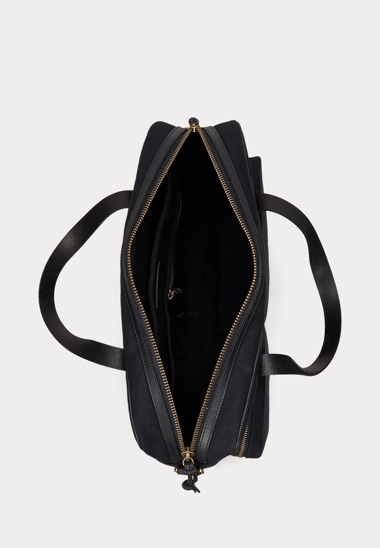 Polo Ralph Lauren - Leather-Trim Canvas Commuter Bag - Mens - Black - One Size