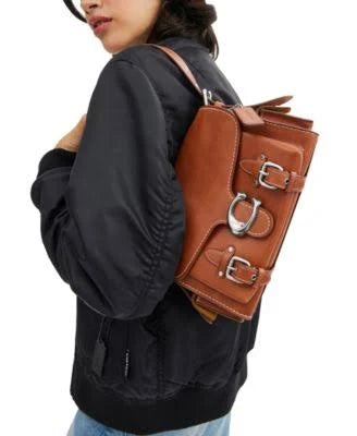 Coach Women's Western Tabby in Black | Leather