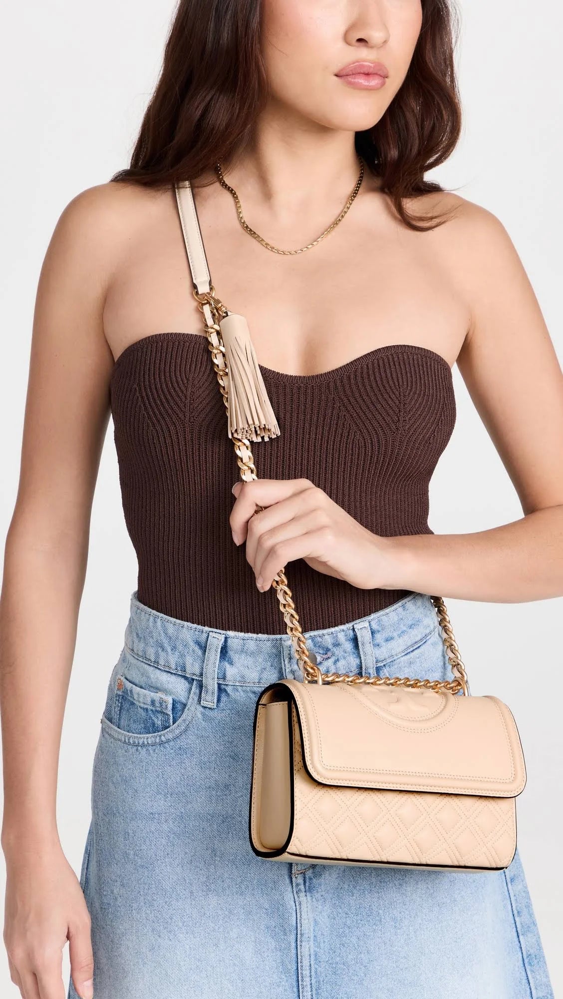 Tory Burch Fleming Small Convertible Shoulder Bag