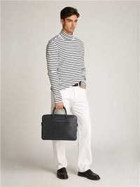 Thumbnail for Tommy Hilfiger Monogram Computer Bag - Black - Size