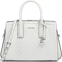 Thumbnail for Michael Kors Laila Small Signature Logo Satchel - Women's Handbag