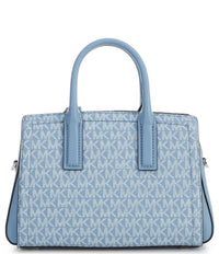 Thumbnail for Michael Kors Laila Small Signature Logo Satchel - Women's Handbag