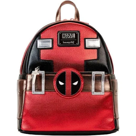 Marvel: Metallic Collection Loungefly Cosplay Mini Backpack: Deadpool