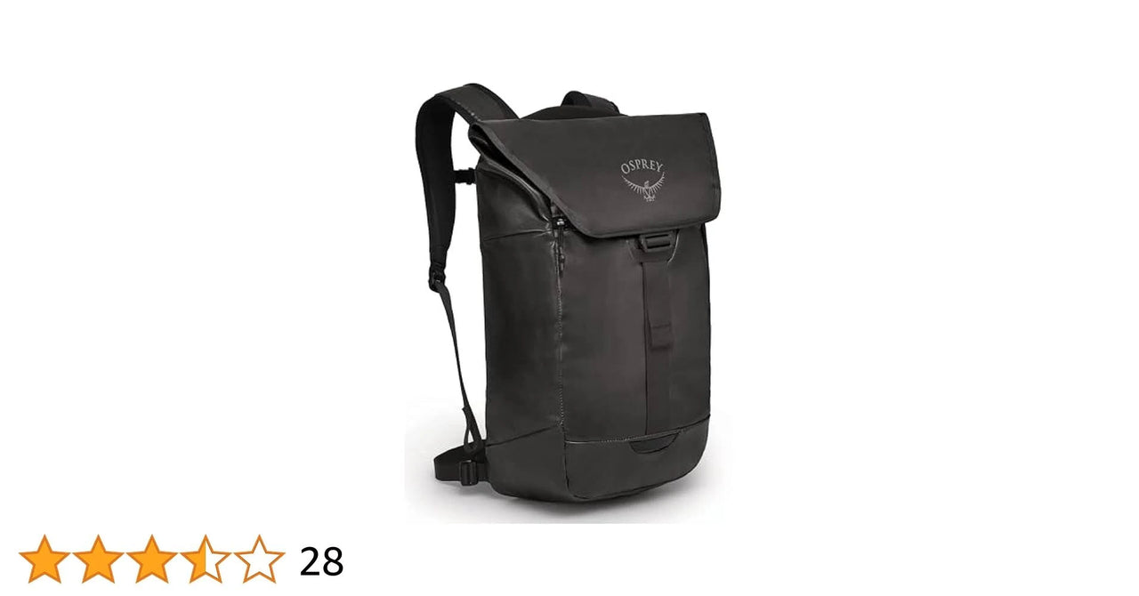 Osprey Transporter Flap Backpack (Black)