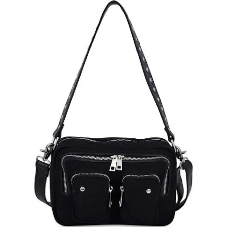Nunoo Ellie Recycled Canvas - Shoulder bags - Black