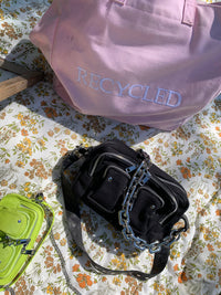 Thumbnail for Nunoo Ellie Recycled Canvas - Shoulder bags - Black