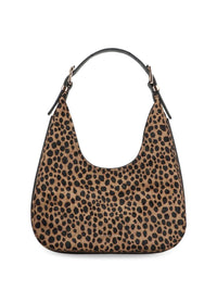 Thumbnail for Michael Kors Nolita Small Cheetah Print Calf Hair Hobo Shoulder Bag