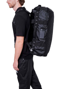 Thumbnail for The North Face Base Camp Voyager 62L Duffel Bag Black White