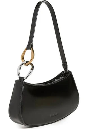 Staud Black Leather Ollie Bag