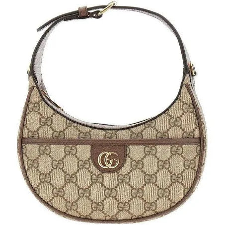 Gucci Women's Gg Supreme 'Ophidia' Bag - Brown - Shoulder bags