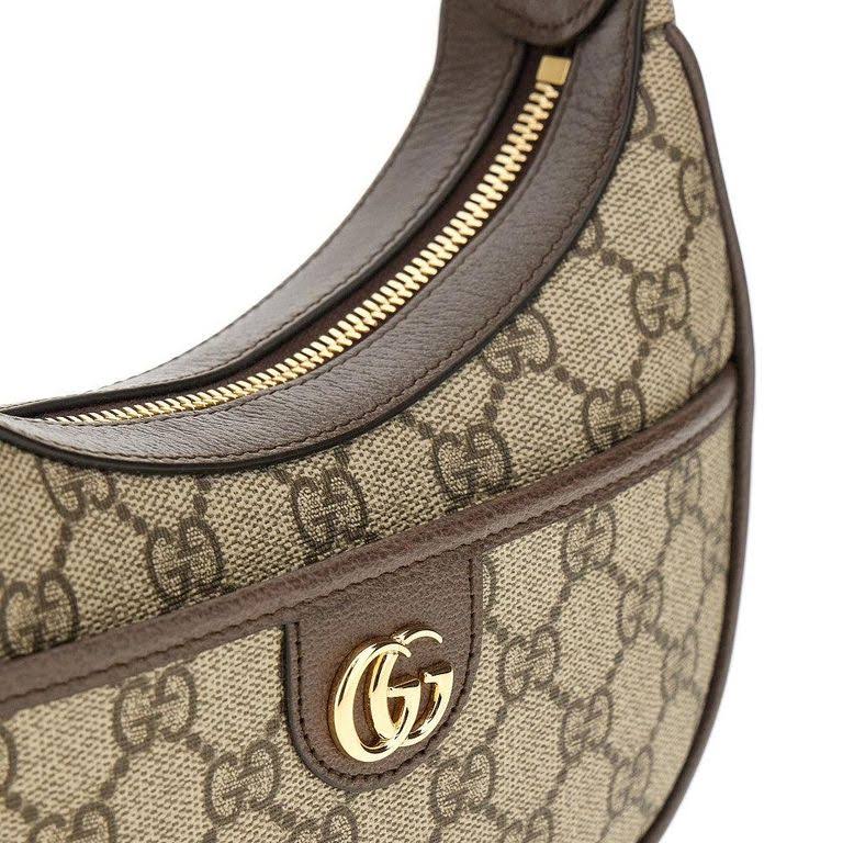 Gucci Women's Gg Supreme 'Ophidia' Bag - Brown - Shoulder bags