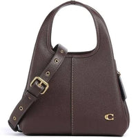 Thumbnail for Coach Lana 23 Pebble-Grain Leather Shoulder Bag Brown