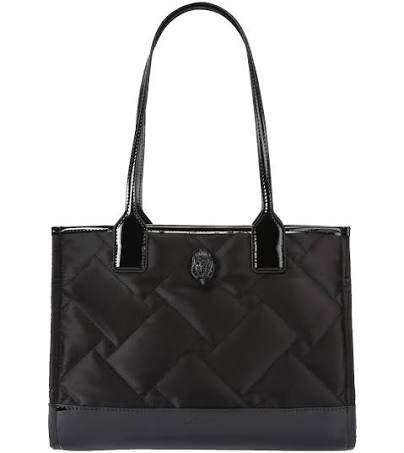 Kurt Geiger London Small Square Quilted Tote Bag - Black