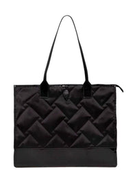 Thumbnail for Kurt Geiger London Small Square Quilted Tote Bag - Black