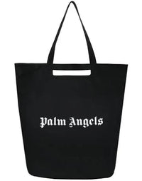 Thumbnail for PALM ANGELS Black Logo Shopper Bag