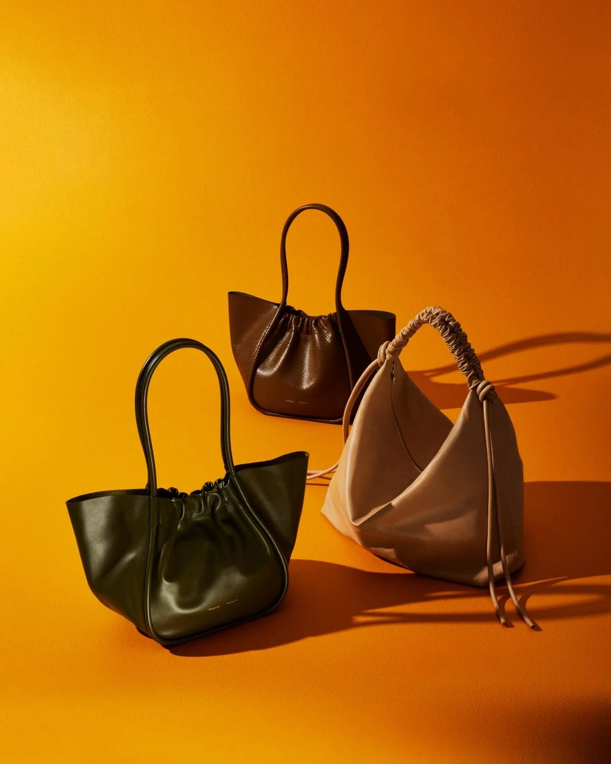 Proenza Schouler Women's Large Ruched Tote Bag - Clay