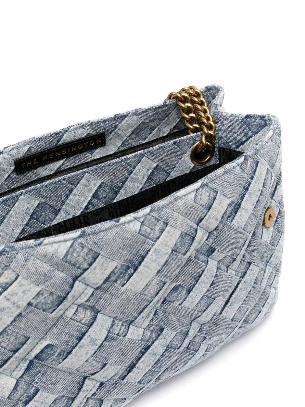 Kurt Geiger Large Kensington Denim Bag - Blue Size One Size