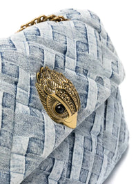 Thumbnail for Kurt Geiger Large Kensington Denim Bag - Blue Size One Size