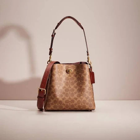 Coach Restored Willow Bucket Bag in Signature Canvas - Women's Designer Purses ...