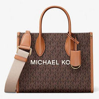 Thumbnail for Michael Kors Mirella Small Signature Logo Crossbody Bag - Brown