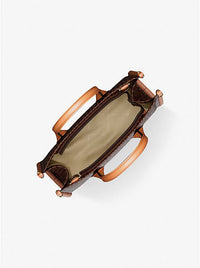 Thumbnail for Michael Kors Mirella Small Signature Logo Crossbody Bag - Brown