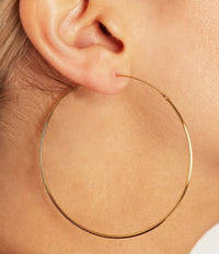 Thumbnail for Argento Vivo Endless Hoop Earrings