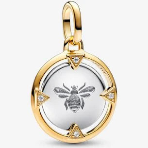 Pandora Bee Medallion Charm