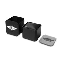 Thumbnail for Police Men's Halo Stainless Steel Wing Logo Ring