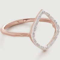 Thumbnail for Monica Vinader Riva Diamond Hoop Ring