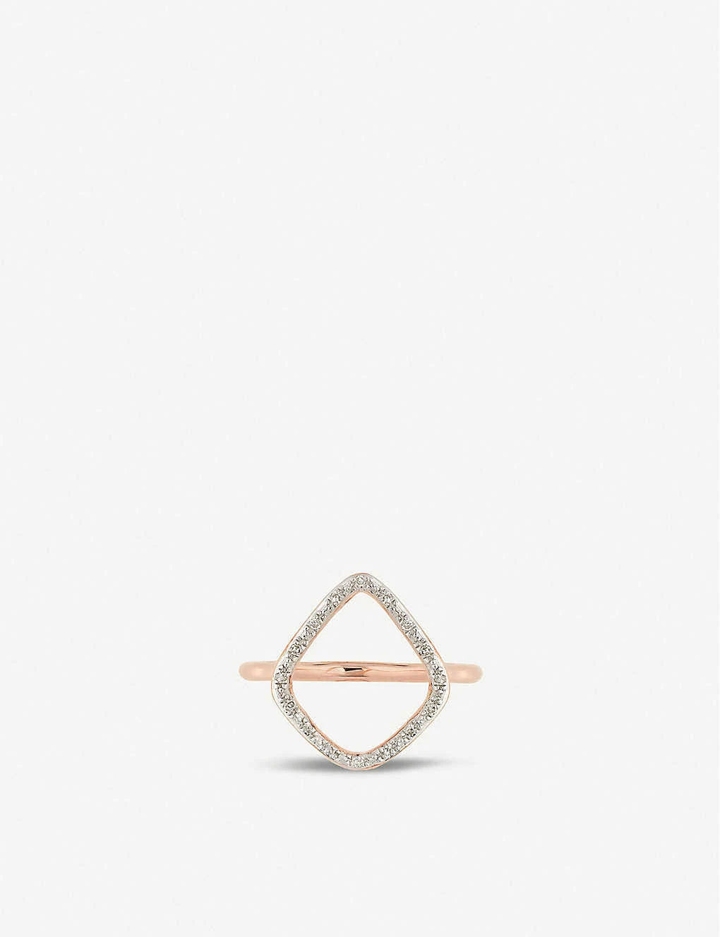 Monica Vinader Riva Diamond Hoop Ring