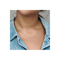 Thumbnail for Pandora Liquid Silver Cable Chain Necklace