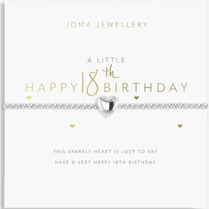 Joma Jewellery A Little ' Happy 18th Birthday' Bracelet
