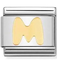 Thumbnail for Nomination Classic Gold Letter M Charm