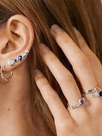 Thumbnail for Monica Vinader Siren Muse Small Hoop Earrings