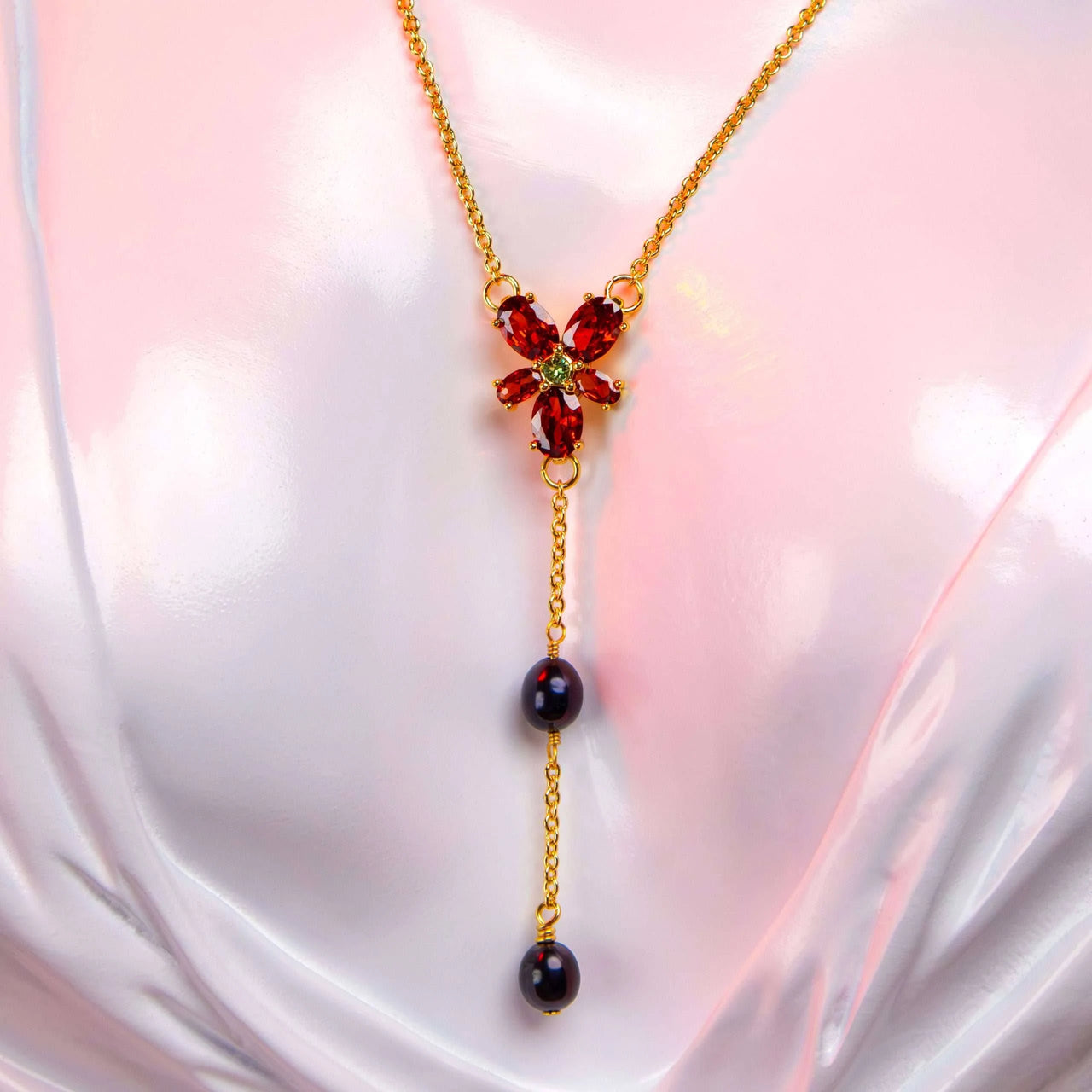 Harry Potter Hermione's Red Crystal Costume Necklace