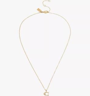 Coach Gold-Plated Starter Necklace